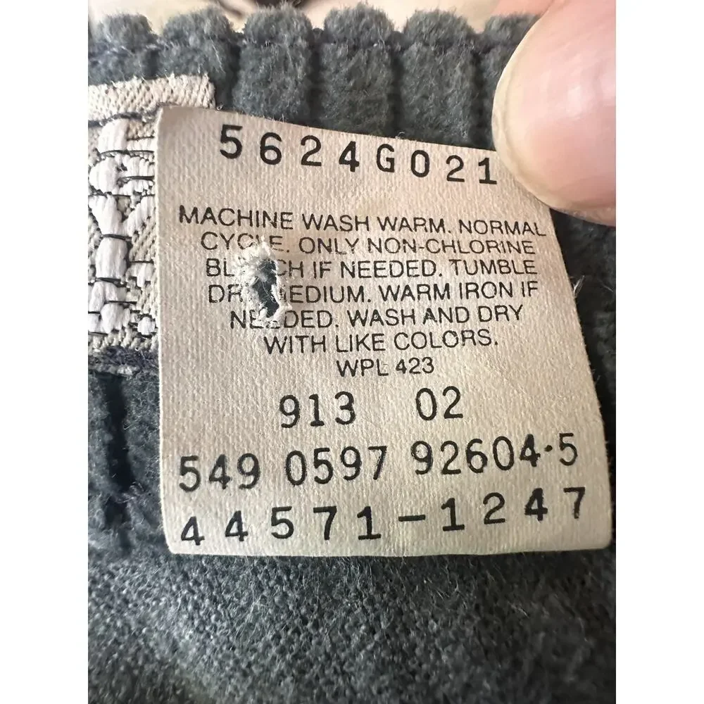 VTG 90s Levis SilverTab Baggy Jeans 33x34 Gray Corduroy Cords Skater Y2K USA